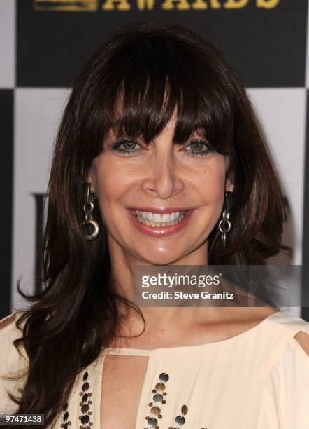 Actress Illeana Douglas arrives at the 25th Film Independent Spirit Awards held at Nokia Theatre L.A. Live on March 5, 2010 in Los Angeles,...