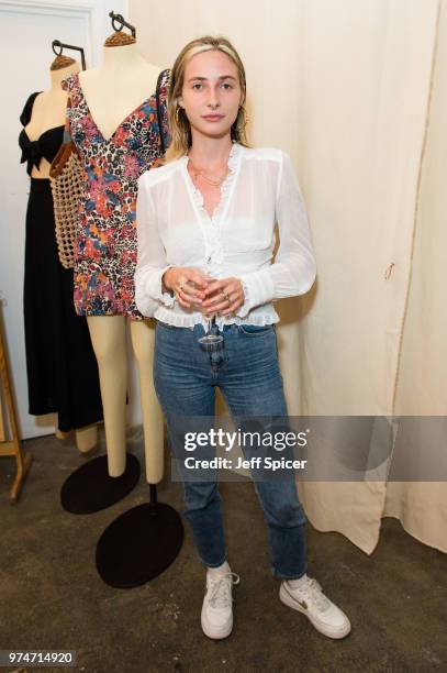 Stylist Dylan Weller attends the Free People 'Endless Summer' Pop-up Experience launch on June 14, 2018 in London, England.