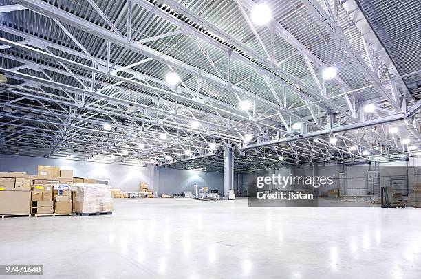 modern storehouse - inside of box stock pictures, royalty-free photos & images