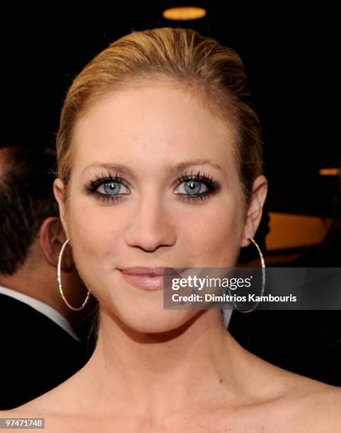 Actress Brittany Snow attends the 25th Independent Spirit Awards Hosted By Jameson Irish Whiskey held at Nokia Theatre L.A. Live on March 5, 2010 in...