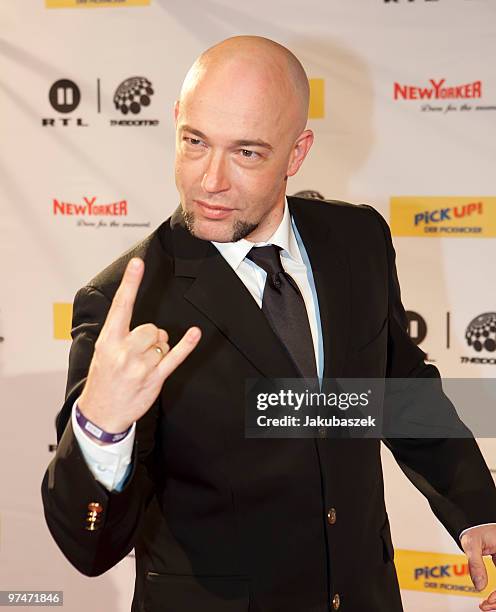 Der Graf of the band Unheilig attends ''The Dome 53'' concert event at the Velodrom on March 5, 2010 in Berlin, Germany.