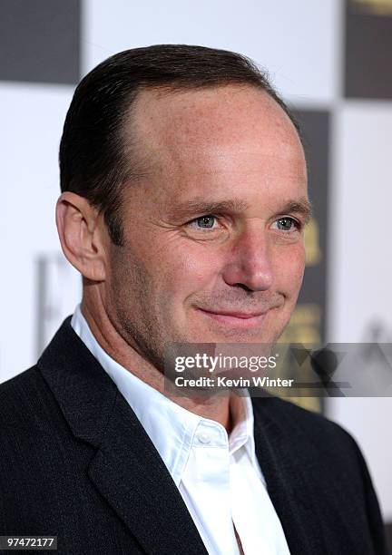 Actor Clark Gregg arrives at the 25th Film Independent's Spirit Awards held at Nokia Event Deck at L.A. Live on March 5, 2010 in Los Angeles,...