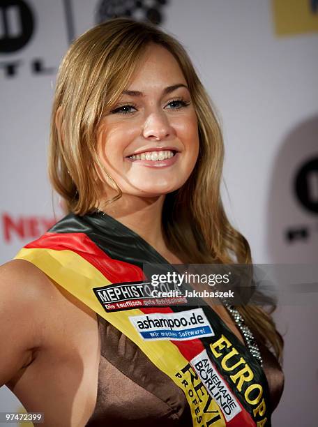 Miss Germany 2010, Anne Julia Hagen attends ''The Dome 53'' concert event at the Velodrom on March 5, 2010 in Berlin, Germany.