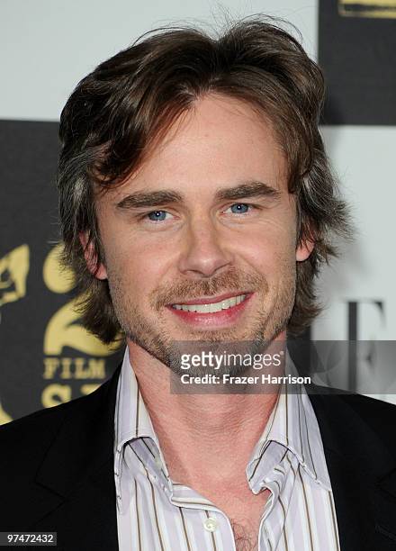 Actor Sam Trammell arrives at the 25th Film Independent's Spirit Awards held at Nokia Event Deck at L.A. Live on March 5, 2010 in Los Angeles,...