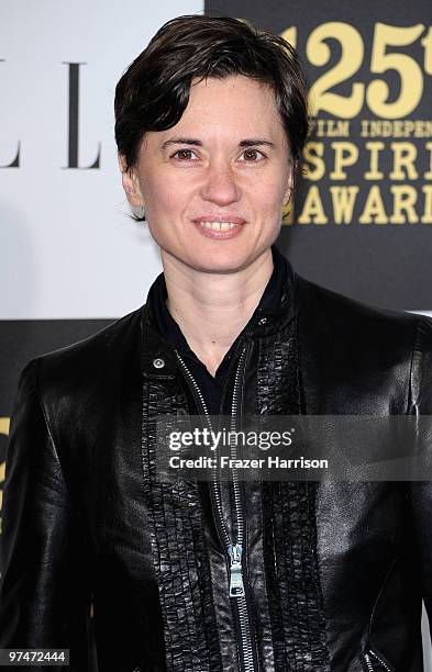 Director Kimberly Peirce arrives at the 25th Film Independent's Spirit Awards held at Nokia Event Deck at L.A. Live on March 5, 2010 in Los Angeles,...
