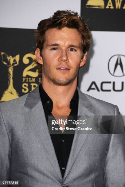 Actor Ryan Kwanten arrives at the 25th Film Independent Spirit Awards held at Nokia Theatre L.A. Live on March 5, 2010 in Los Angeles, California.