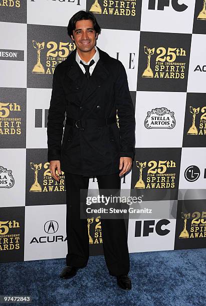 Actor Gilles Marini arrives at the 25th Film Independent Spirit Awards held at Nokia Theatre L.A. Live on March 5, 2010 in Los Angeles, California.
