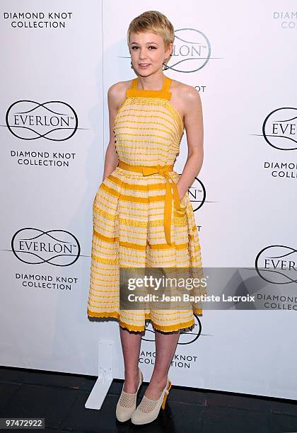 Carey Mulligan arrives at the Diamond Information Center luncheon honoring Carey Mulligan's Academy Award nomination at Chateau Marmont on March 5,...