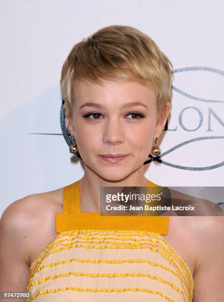 Carey Mulligan arrives at the Diamond Information Center luncheon honoring Carey Mulligan's Academy Award nomination at Chateau Marmont on March 5,...