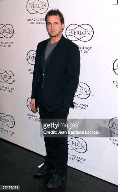 Josh Lucas arrives at the Diamond Information Center luncheon honoring Carey Mulligan's Academy Award nomination at Chateau Marmont on March 5, 2010...