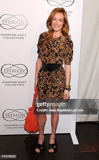 Cat Deeley arrives at the Diamond Information Center luncheon honoring Carey Mulligan's Academy Award nomination at Chateau Marmont on March 5, 2010...