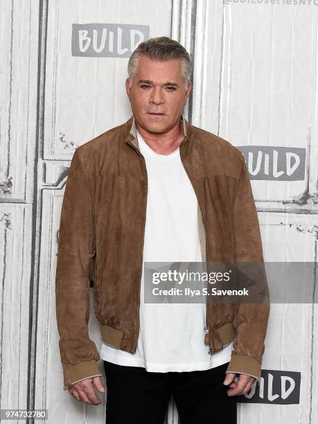 Actor Ray Liotta visits Build Series to promote "Shades of Blue" at Build Studio on June 14, 2018 in New York City.