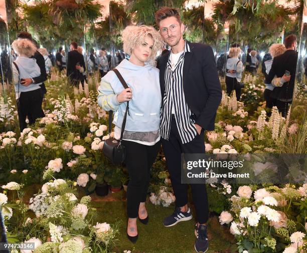 Kelly Osbourne and Henry Holland attends Maison St Germain x House of Holland Opening Night in Mayfair on June 14, 2018 in London, England.