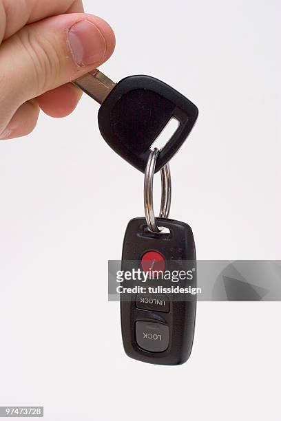 chiave dell'automobile & remoto - chiave dellautomobile foto e immagini stock