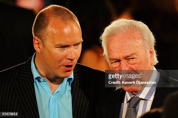 Actor Christopher Plummer onstage during the 25th Film Independent's Spirit Awards held at Nokia Event Deck at L.A. Live on March 5, 2010 in Los...