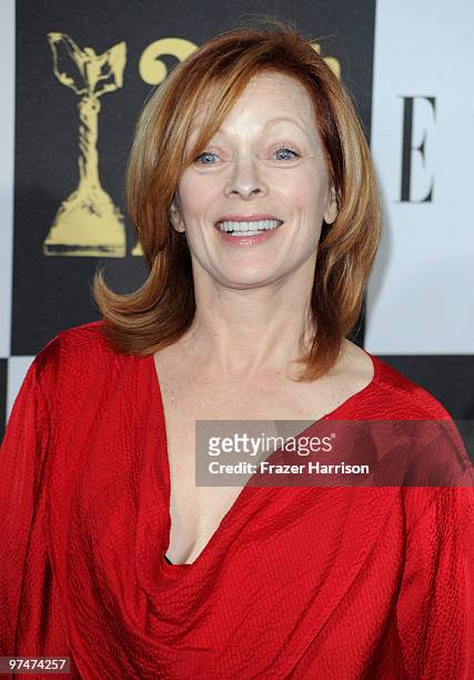 Actress Frances Fisher arrives at the 25th Film Independent's Spirit Awards held at Nokia Event Deck at L.A. Live on March 5, 2010 in Los Angeles,...