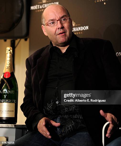 Producer Raul Garcia attends the press conference for the Oscar nominated film "La Dama y La Muerte" on March 5, 2010 in Los Angeles, California.