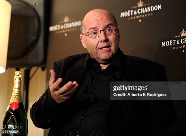 Producer Raul Garcia attends the press conference for the Oscar nominated film "La Dama y La Muerte" on March 5, 2010 in Los Angeles, California.