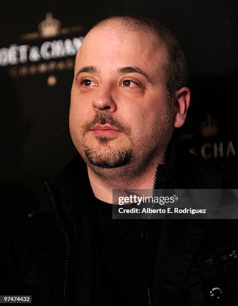 Composer Sergio De La Puente attends the press conference for the Oscar nominated film "La Dama y La Muerte" on March 5, 2010 in Los Angeles,...