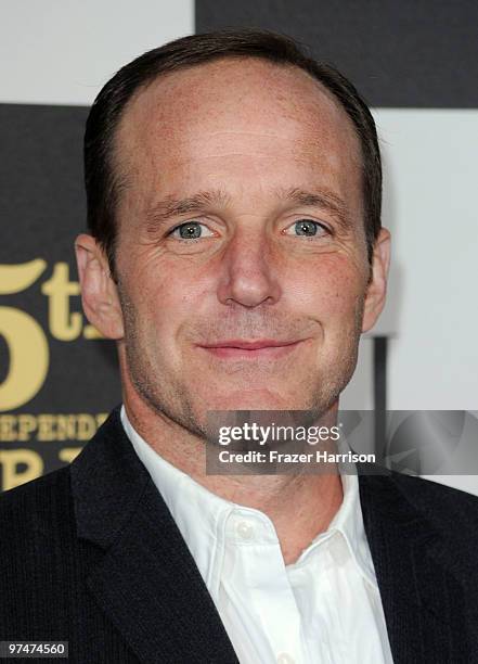Actor Clark Gregg arrives at the 25th Film Independent's Spirit Awards held at Nokia Event Deck at L.A. Live on March 5, 2010 in Los Angeles,...