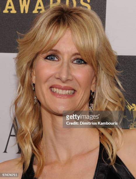 Actress Laura Dern attends the 25th Independent Spirit Awards Hosted By Jameson Irish Whiskey held at Nokia Theatre L.A. Live on March 5, 2010 in Los...
