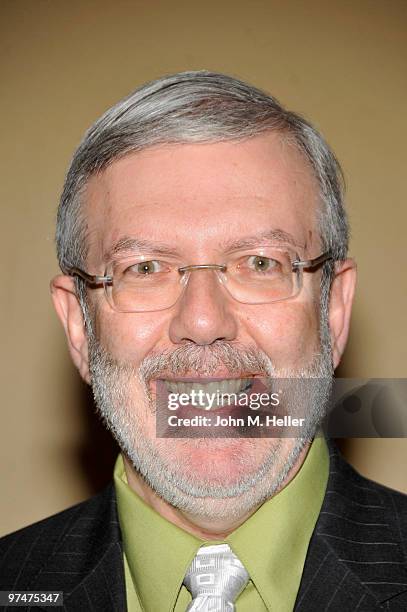 Entertainment Host/Writer Leonard Maltin attends the 47th Annual ICG Publicists Awards at the Hyatt Regency Century Plaza on March 5, 2010 in Century...