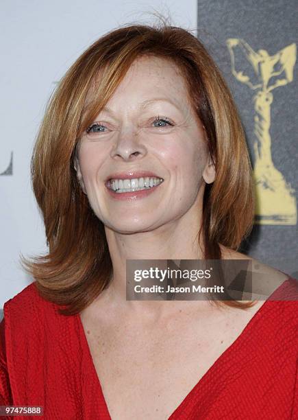 Actress Frances Fisher arrives at the 25th Film Independent's Spirit Awards held at Nokia Event Deck at L.A. Live on March 5, 2010 in Los Angeles,...