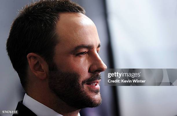 Director Tom Ford arrives at the 25th Film Independent's Spirit Awards held at Nokia Event Deck at L.A. Live on March 5, 2010 in Los Angeles,...