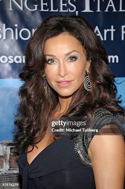 Actress Sofia Milos arrives at the 5th Annual Los Angeles Italia Film, Fashion and Art Festival on March 5, 2010 in Los Angeles, California.