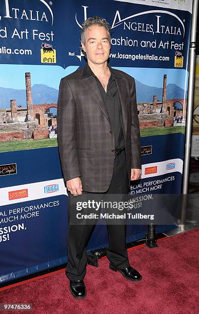 Oscar-nominated film scorer Marco Beltrami arrives at the 5th Annual Los Angeles Italia Film, Fashion and Art Festival on March 5, 2010 in Los...