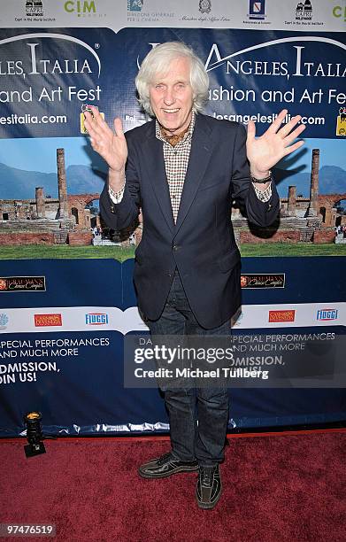 Photographer Douglas Kirkland arrives at the 5th Annual Los Angeles Italia Film, Fashion and Art Festival on March 5, 2010 in Los Angeles, California.