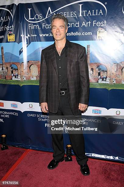 Oscar-nominated film scorer Marco Beltrami arrives at the 5th Annual Los Angeles Italia Film, Fashion and Art Festival on March 5, 2010 in Los...