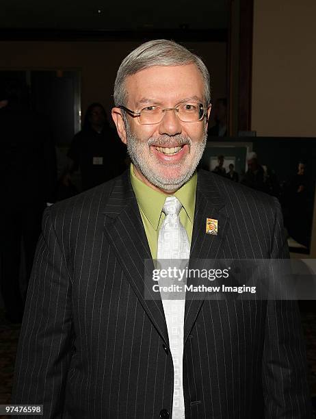 Film Critic Leonard Maltin arrives at the 47th Annual ICG Publicist Awards at the Hyatt Regency Century Plaza on March 5, 2010 in Century City,...