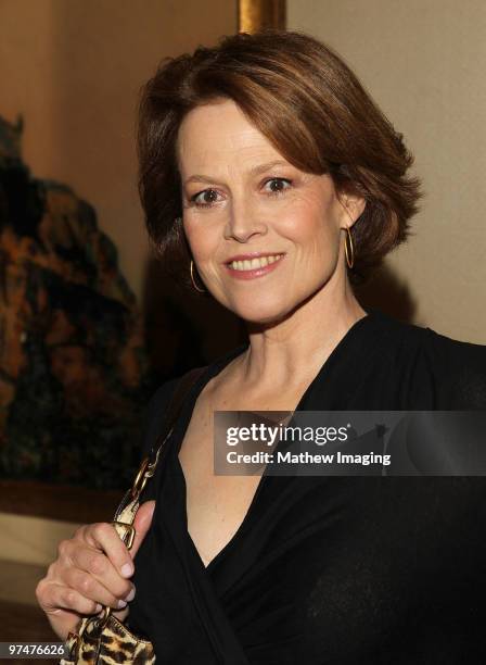 Actress Sigourney Weaver arrives at the 47th Annual ICG Publicist Awards at the Hyatt Regency Century Plaza on March 5, 2010 in Century City,...