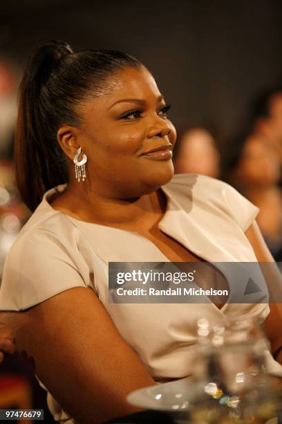 Actress Mo'Nique attends the 25th Film Independent Spirit Awards held at Nokia Theatre L.A. Live on March 5, 2010 in Los Angeles, California.