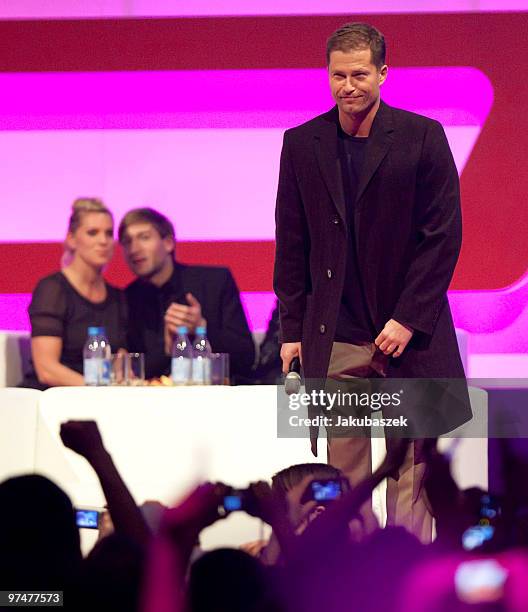 Actor Til Schweiger acts live at ''The Dome 53'' concert event at the Velodrom on March 5, 2010 in Berlin, Germany.