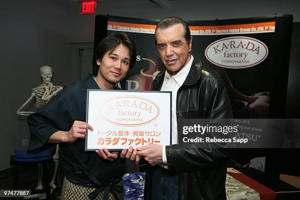 Chazz Palminteri at Backstage Creations Celebrity Retreat at Haven360 at Andaz Hotel on March 5, 2010 in West Hollywood, California.