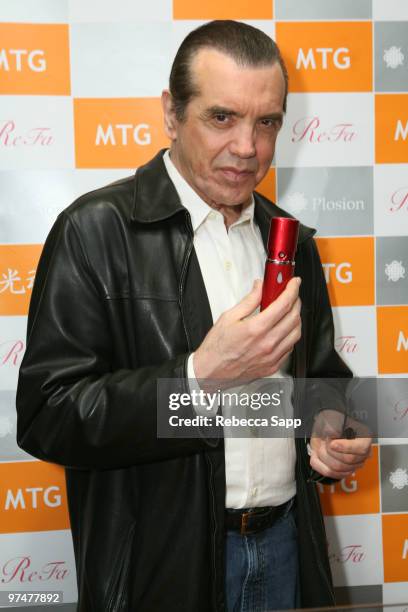 Chazz Palminteri at Backstage Creations Celebrity Retreat at Haven360 at Andaz Hotel on March 5, 2010 in West Hollywood, California.