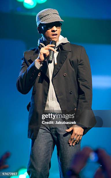 Singer Xavier Naidoo performs live at ''The Dome 53'' concert event at the Velodrom on March 5, 2010 in Berlin, Germany.