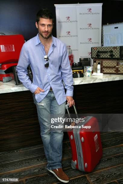 Greg Vaughan at Backstage Creations Celebrity Retreat at Haven360 at Andaz Hotel on March 5, 2010 in West Hollywood, California.