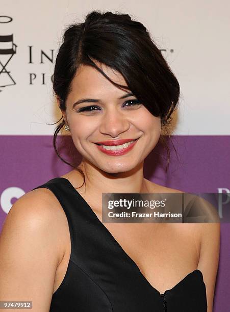 Actress Melonie Diaz attends the 25th Film Independent Spirit Awards after party held at the Nokia Theatre L.A. Live on March 5, 2010 in Los Angeles,...