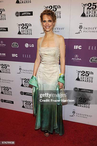 Director Lynn Shelton attends the 25th Film Independent Spirit Awards after party held at the Nokia Theatre L.A. Live on March 5, 2010 in Los...