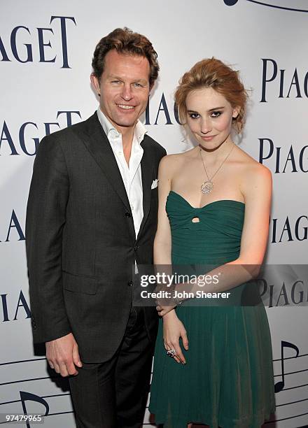 Actress Deborah Francois wearing Piaget in the Piaget Lounge at the 25th Film Independent Spirit Awards held at Nokia Theatre L.A. Live on March 5,...