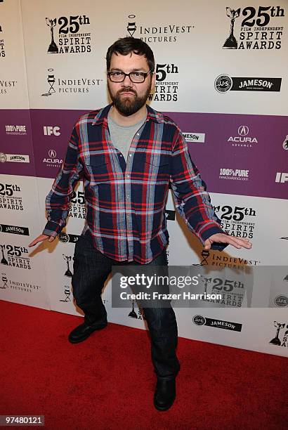 Producer Jay Van Hoy attends the 25th Film Independent Spirit Awards after party held at the Nokia Theatre L.A. Live on March 5, 2010 in Los Angeles,...