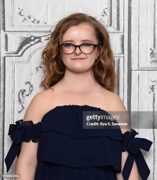 Actress Milly Shapiro visits Build Series to promote "Hereditary" at Build Studio on June 14, 2018 in New York City.