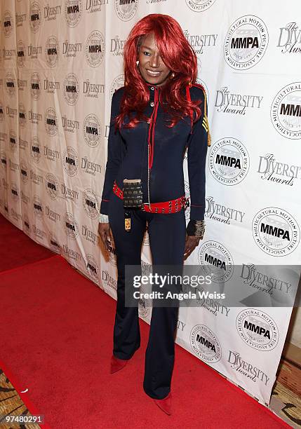 Singer Bonnie of The Pointer Sisters attends the 17th annual Multicultural Motion Picture Association student filmmaker Oscar luncheon at Montage...