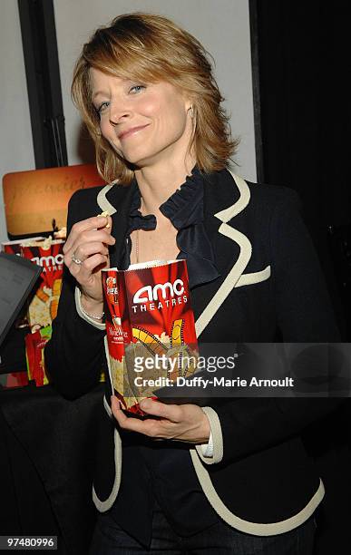 Actress Jodie Foster attends The 25th Spirit Awards Official Gift Lounge Produced by On 3 Productions held at Nokia Theatre L.A. Live on March 5,...