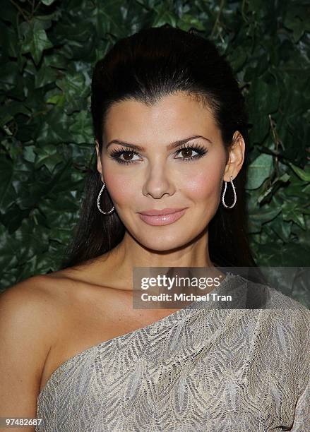 Ali Landry arrives to the QVC Celebrates Red Carpet Style held at Four Seasons Hotel on March 5, 2010 in Beverly Hills, California.