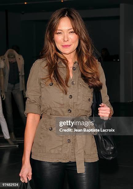 Lindsay Price shops at Armani at on March 5, 2010 in Los Angeles, California.