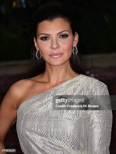 Actress Ali Landry attends the QVC Red Carpet Style event at the Four Seasons Hotel on March 5, 2010 in Beverly Hills, California.